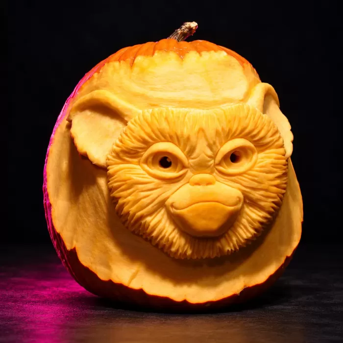 Carved pumpkin, Oct 2006