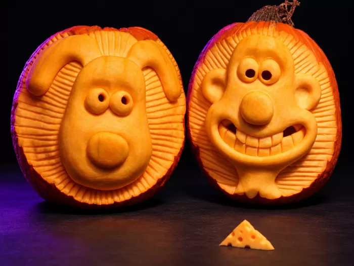 Carved pumpkin, Oct 2006