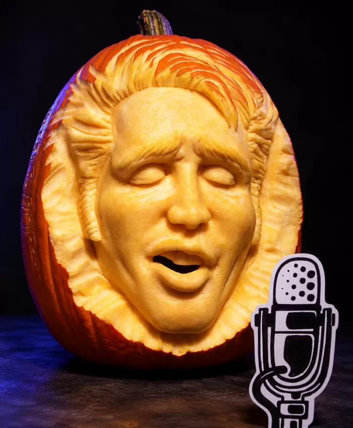 Carved pumpkin